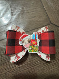 Christmas cow clip