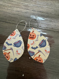 Pumpkin and bat hoops