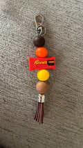 Chocolate peanut butter keychain