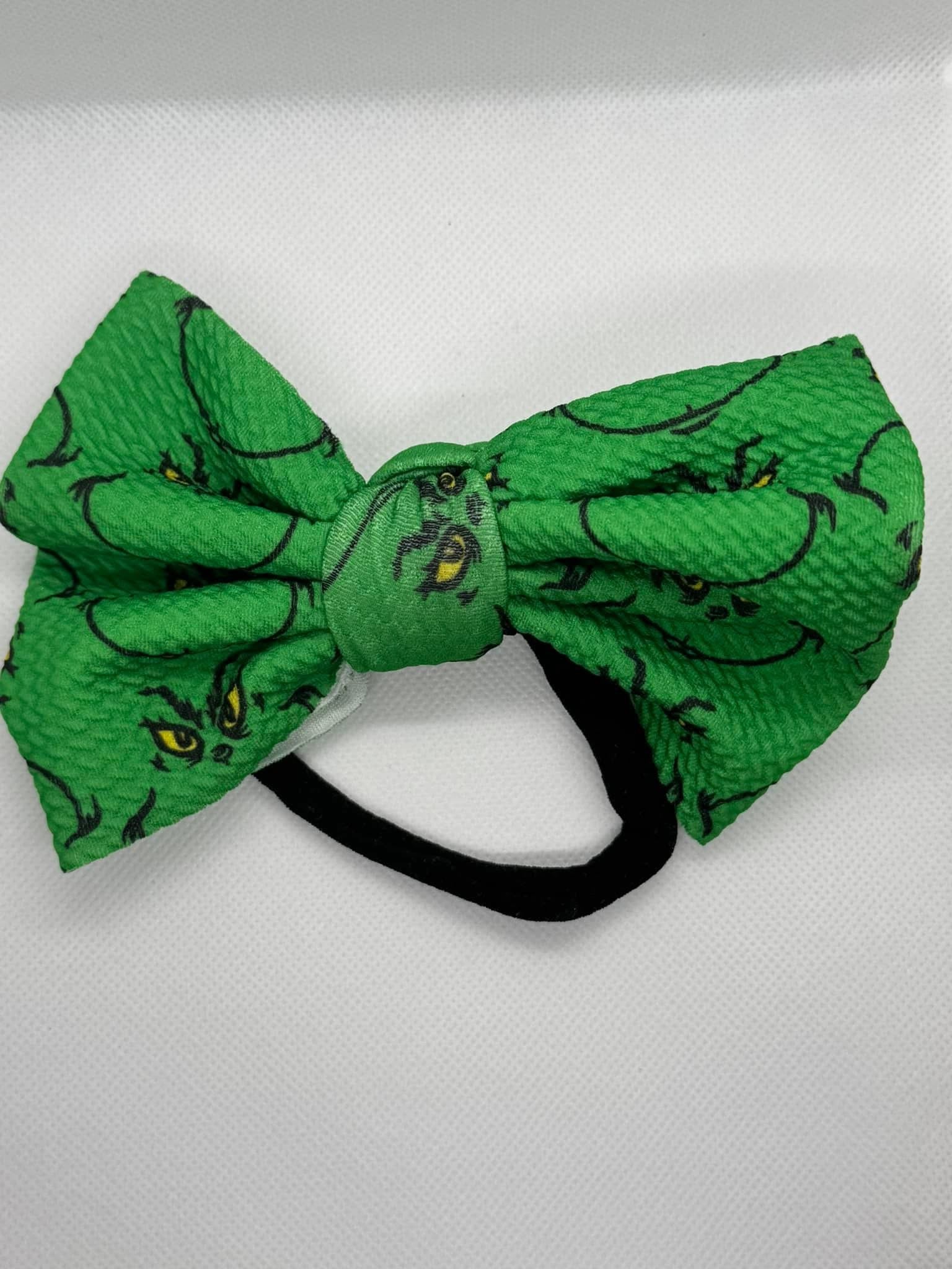 Christmas fabric bow
