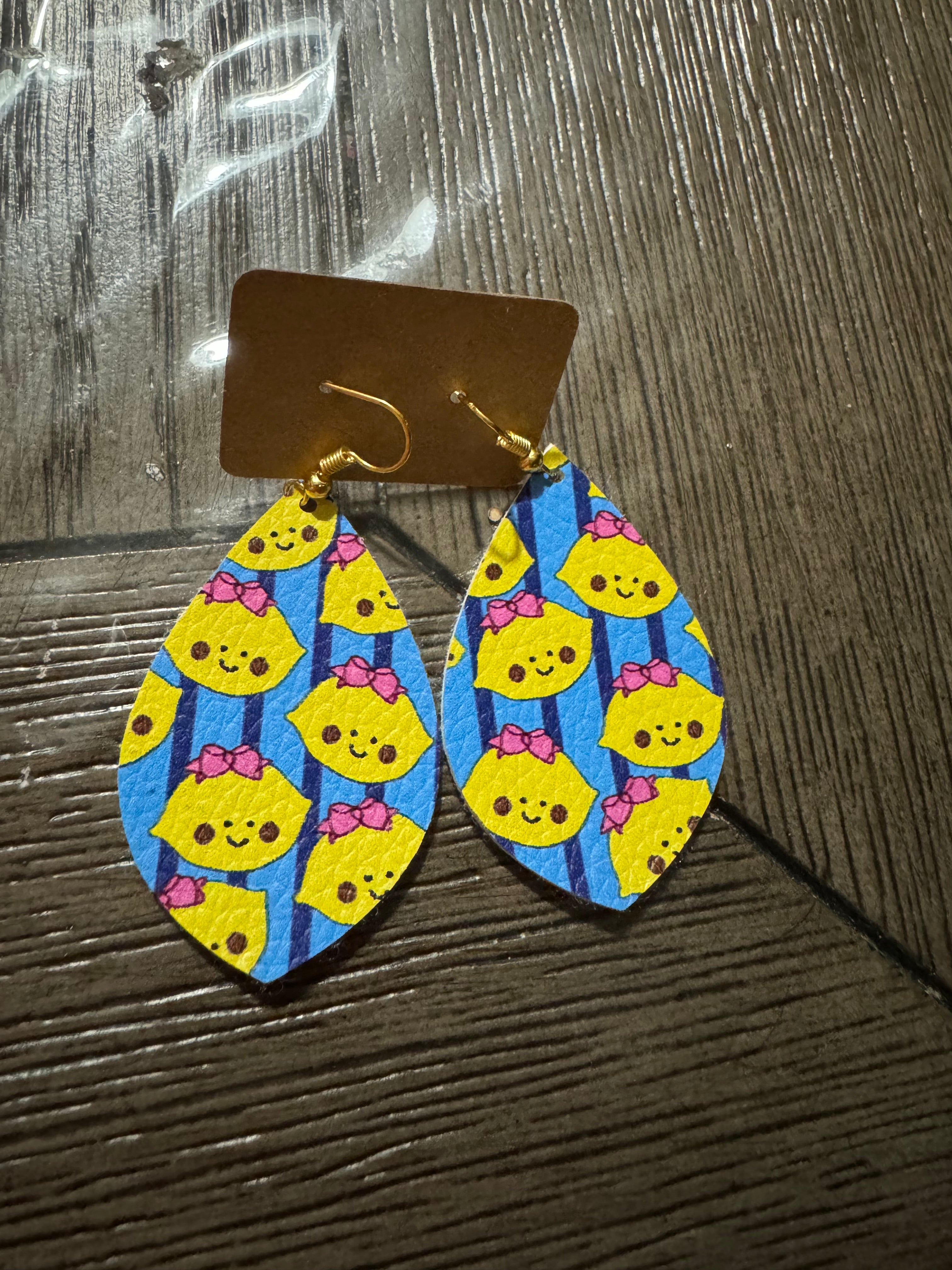 Lemon earrings