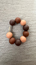 Brown ombré cup charm