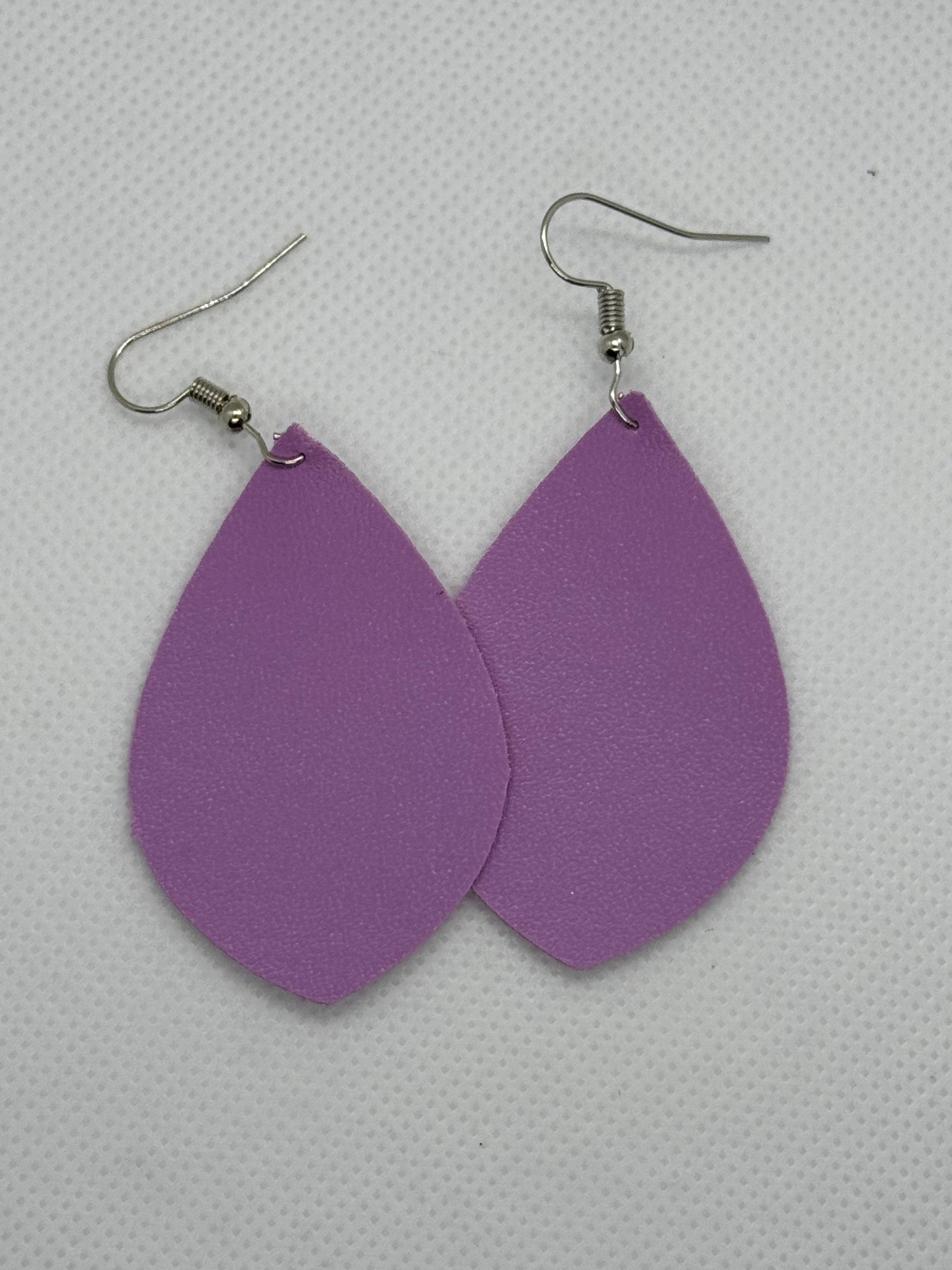Purple earrings