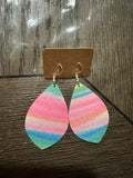 Pastel rainbow earrings
