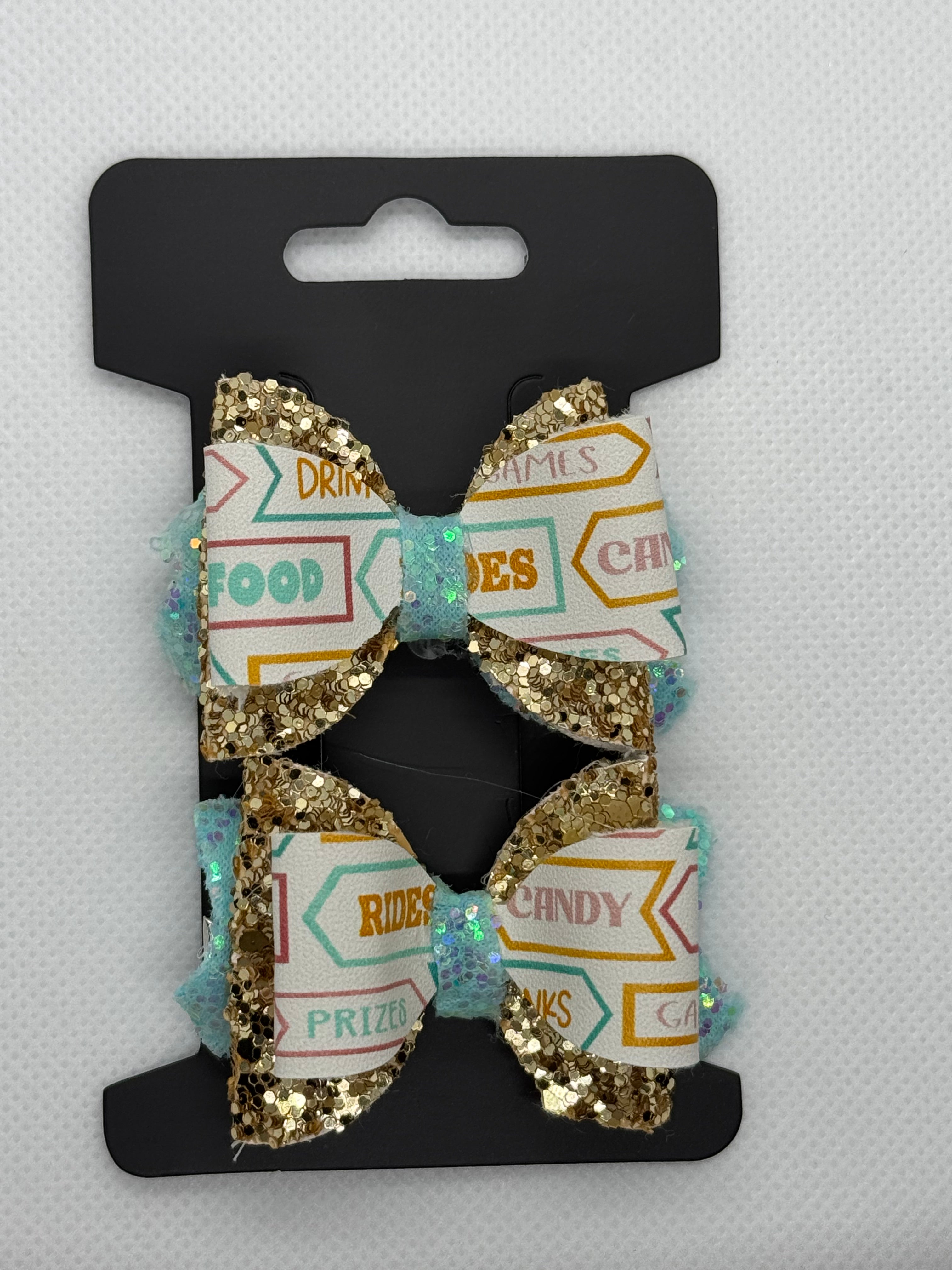 Carnival piggy bow set