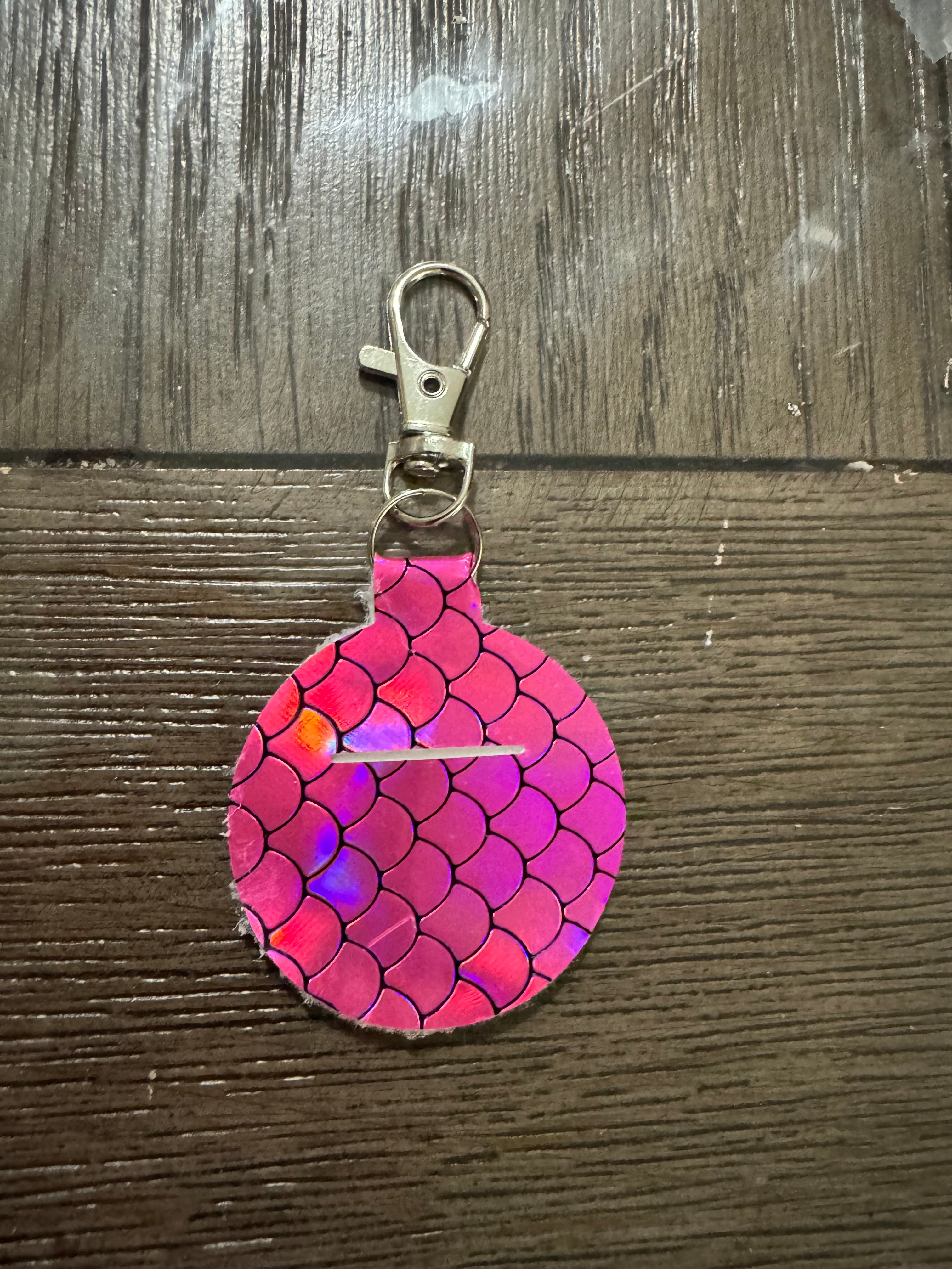 Pink mermaid Aldi keychain