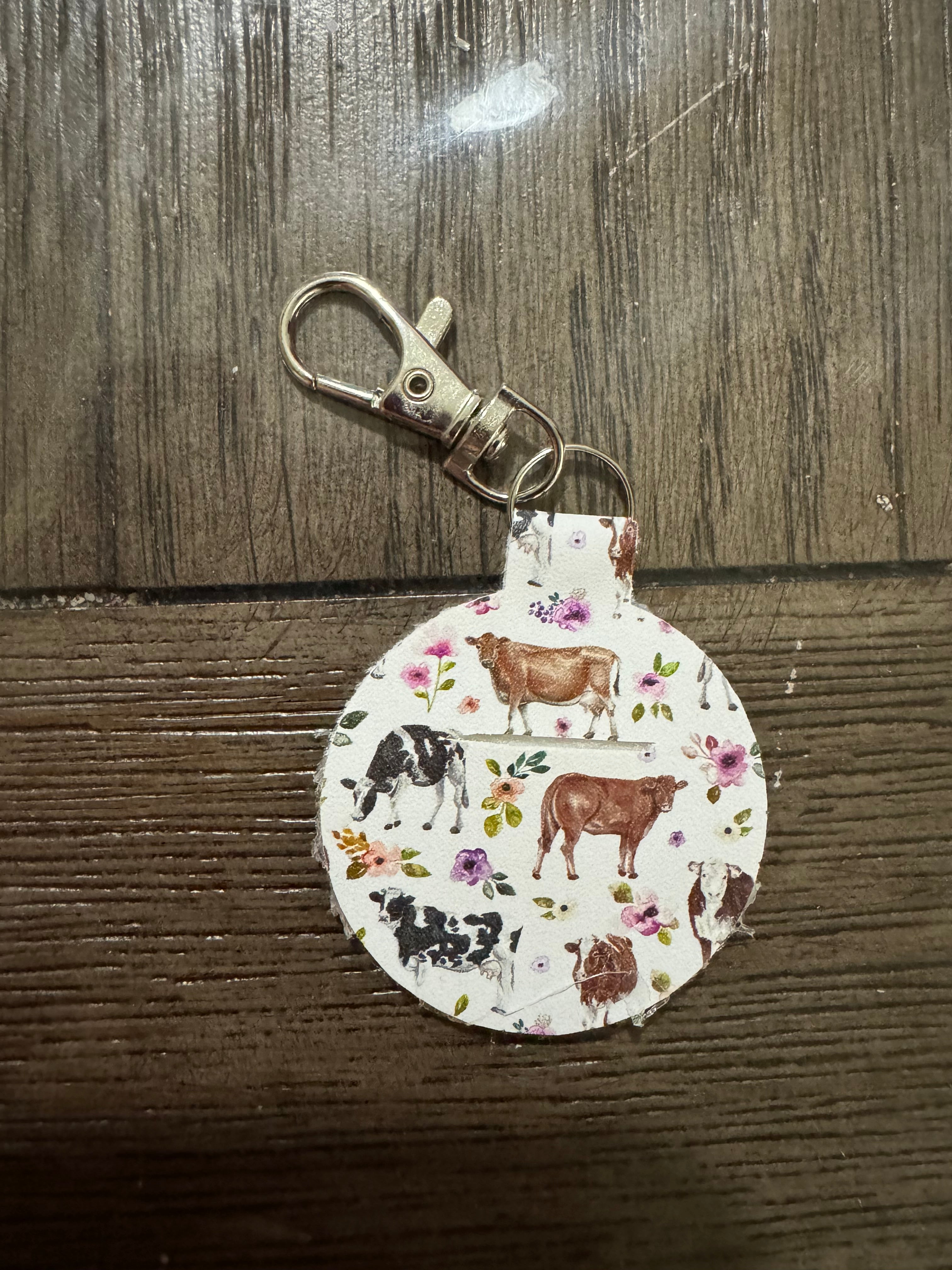 Cow Aldi keychain
