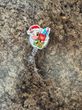 Christmas cow badge reel