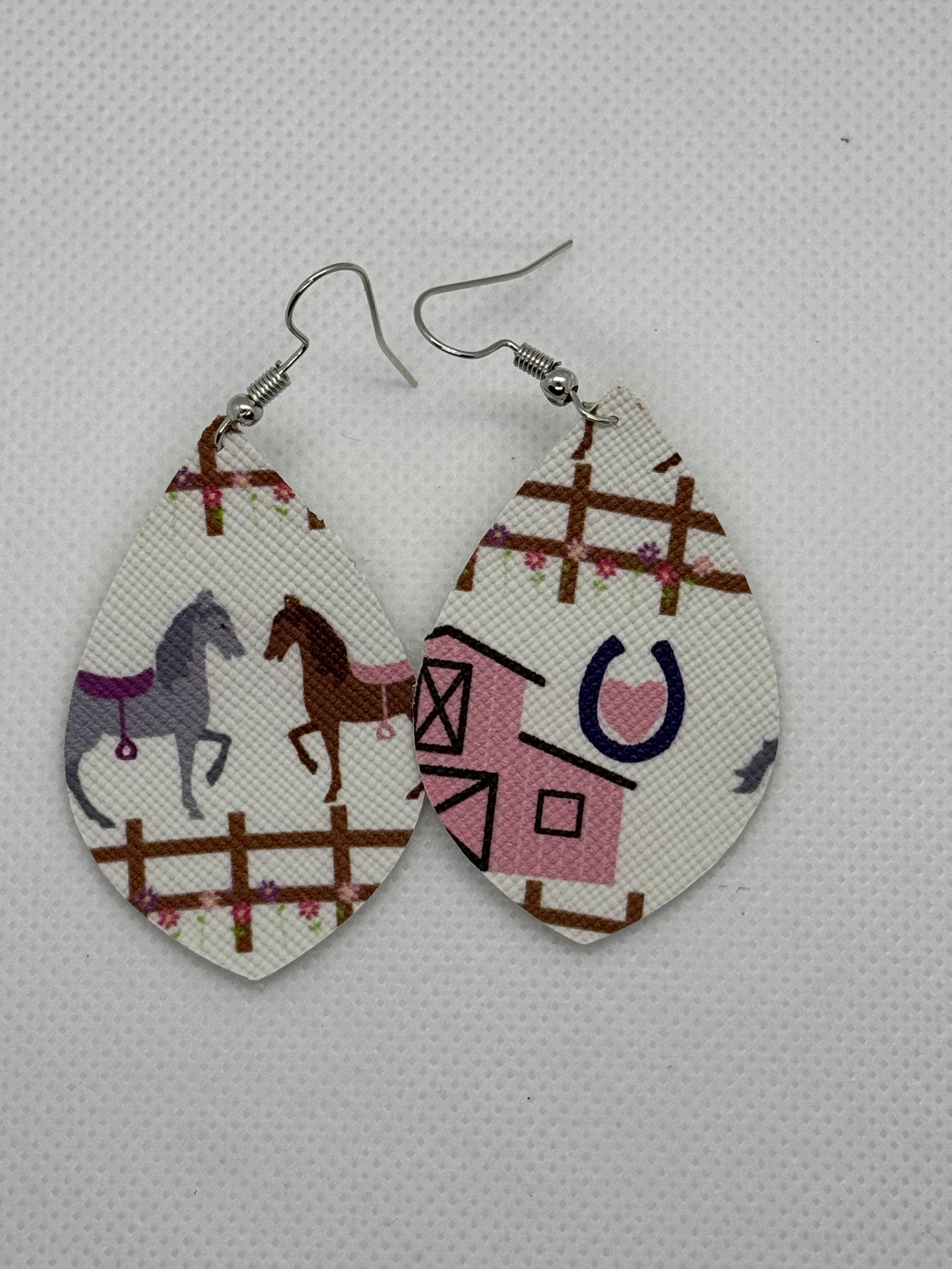 Horse earrings