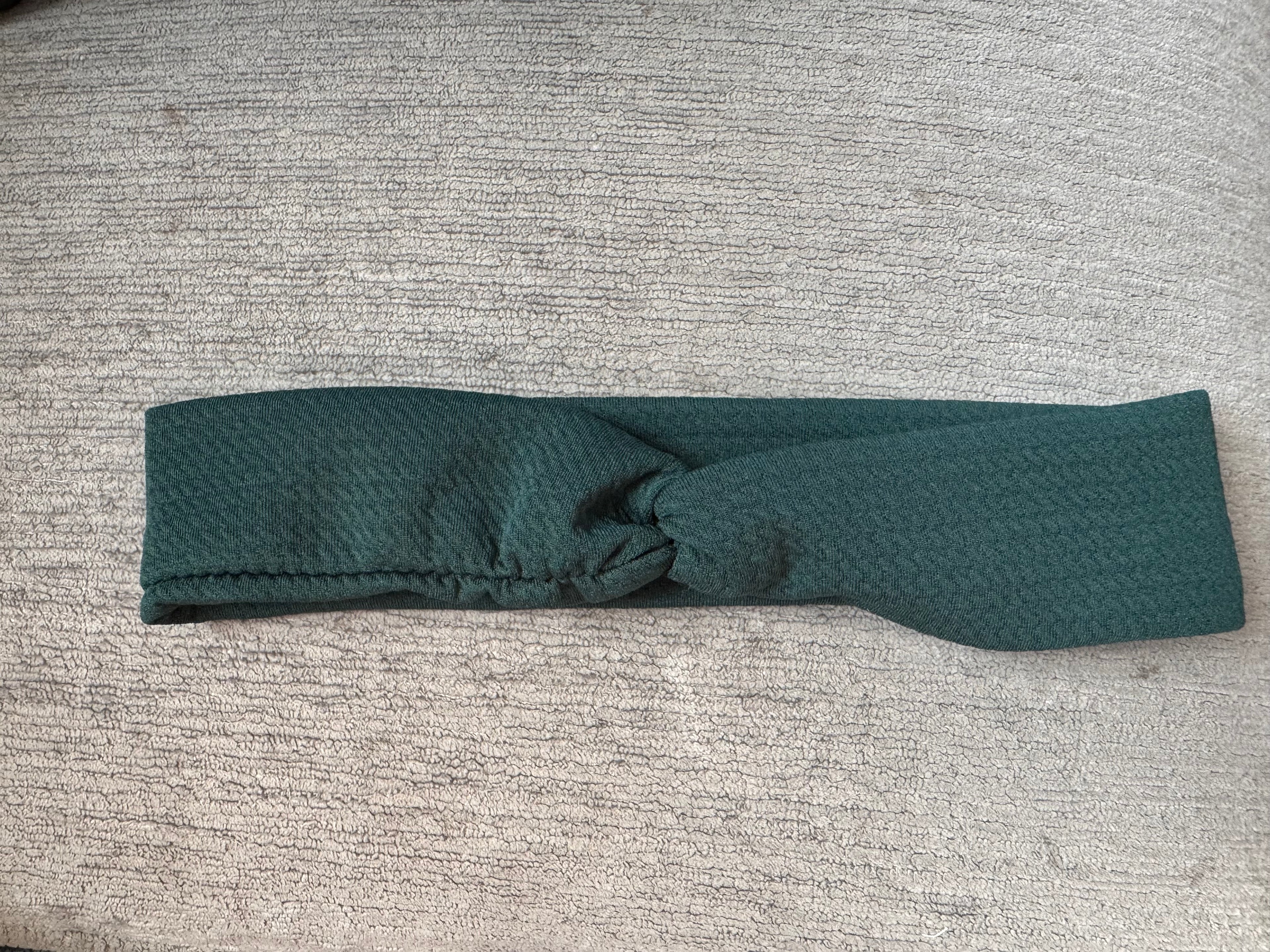 Blueish green twisted headband adult/teen