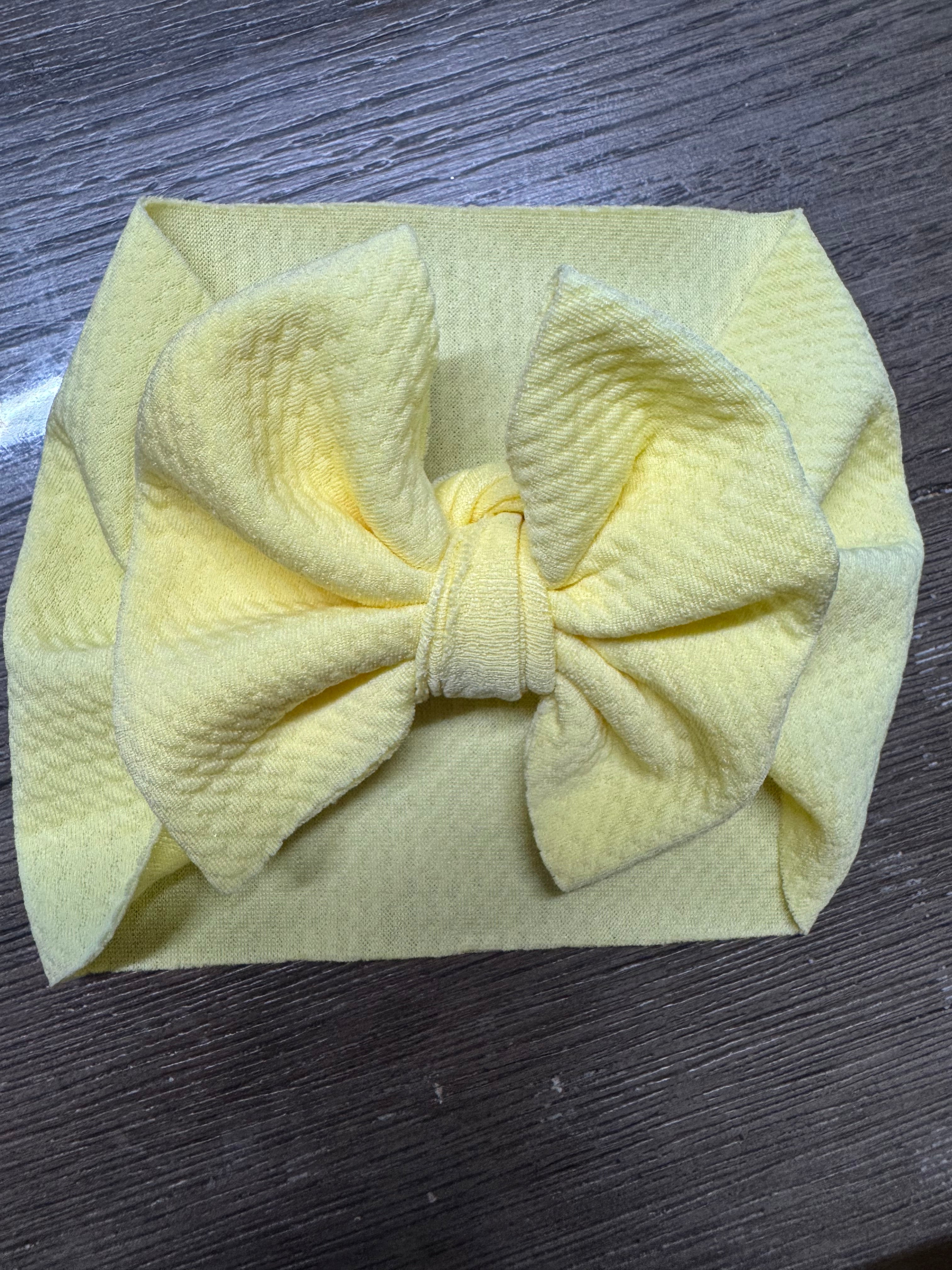 Yellow head wrap  newborn