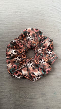 Sunflower cow scrunchie