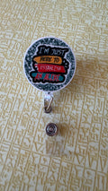 I’m just here to establish an alibi badge reel