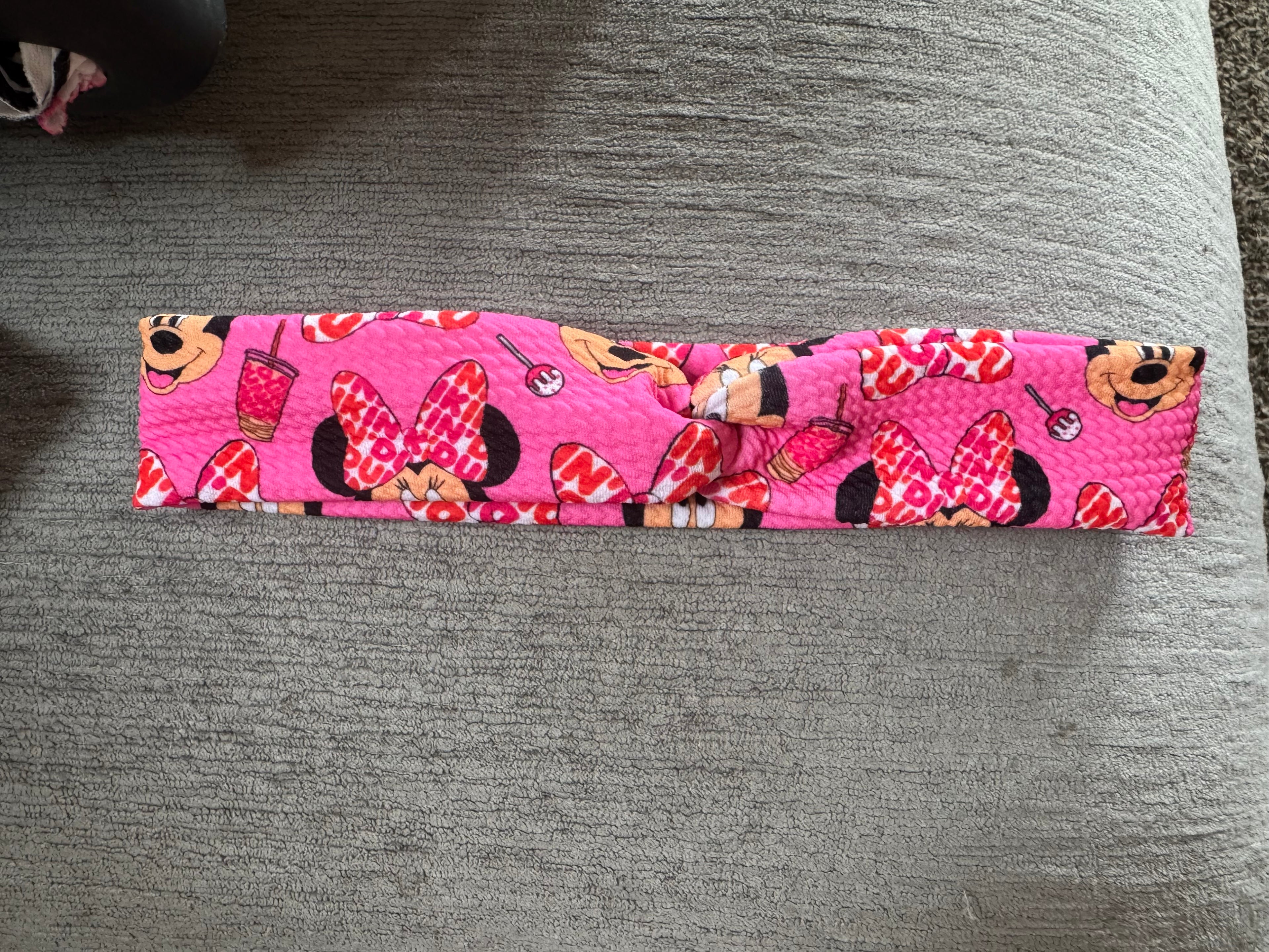 Coffee mouse twisted headband adult/teen