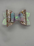Unicorn straw topper bow