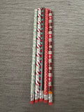 Christmas pattern pencil set