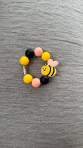 Buzzing bee cup charm