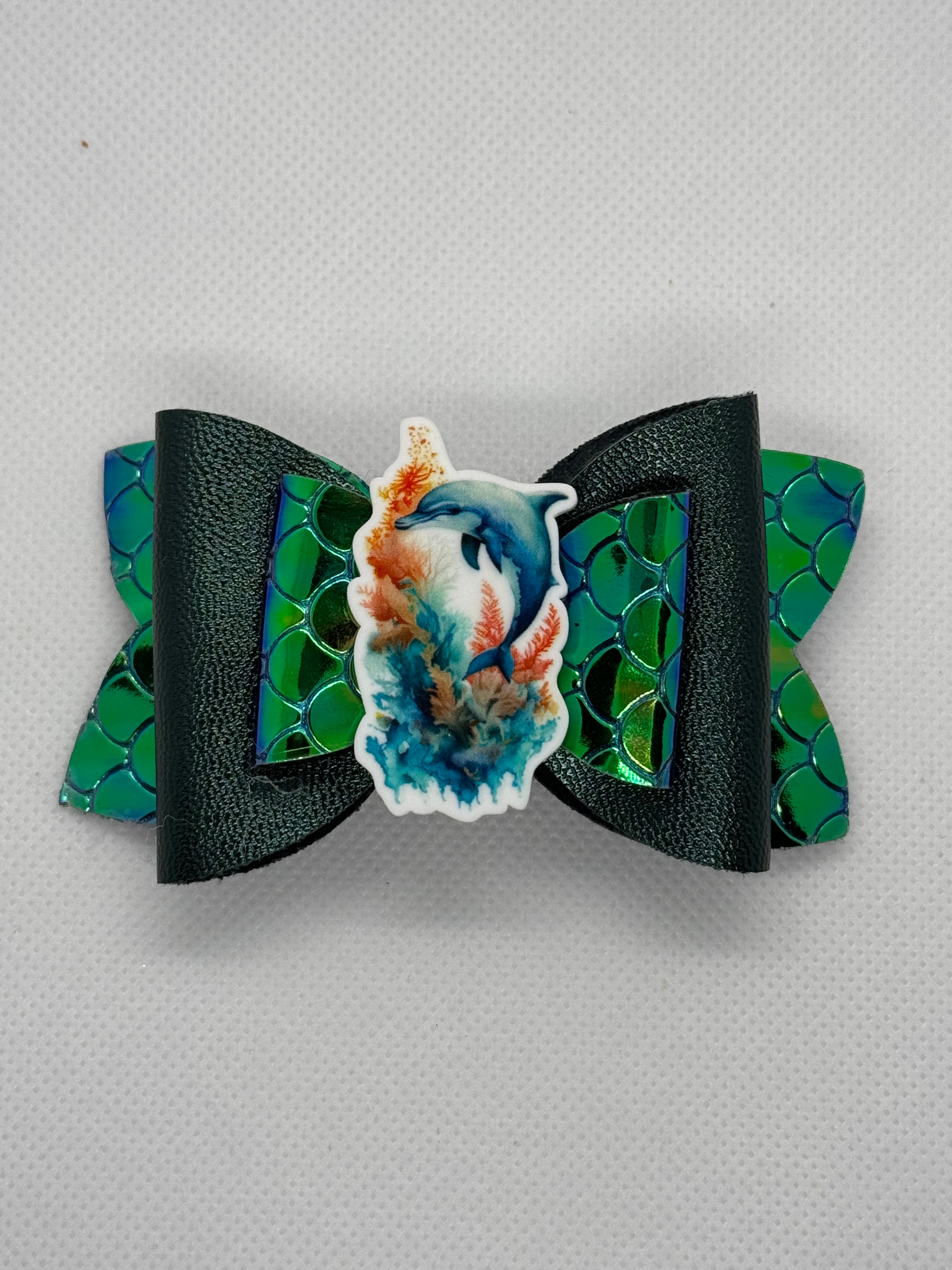Dolphin straw topper bow