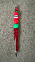 Apple and books rhinestone pen