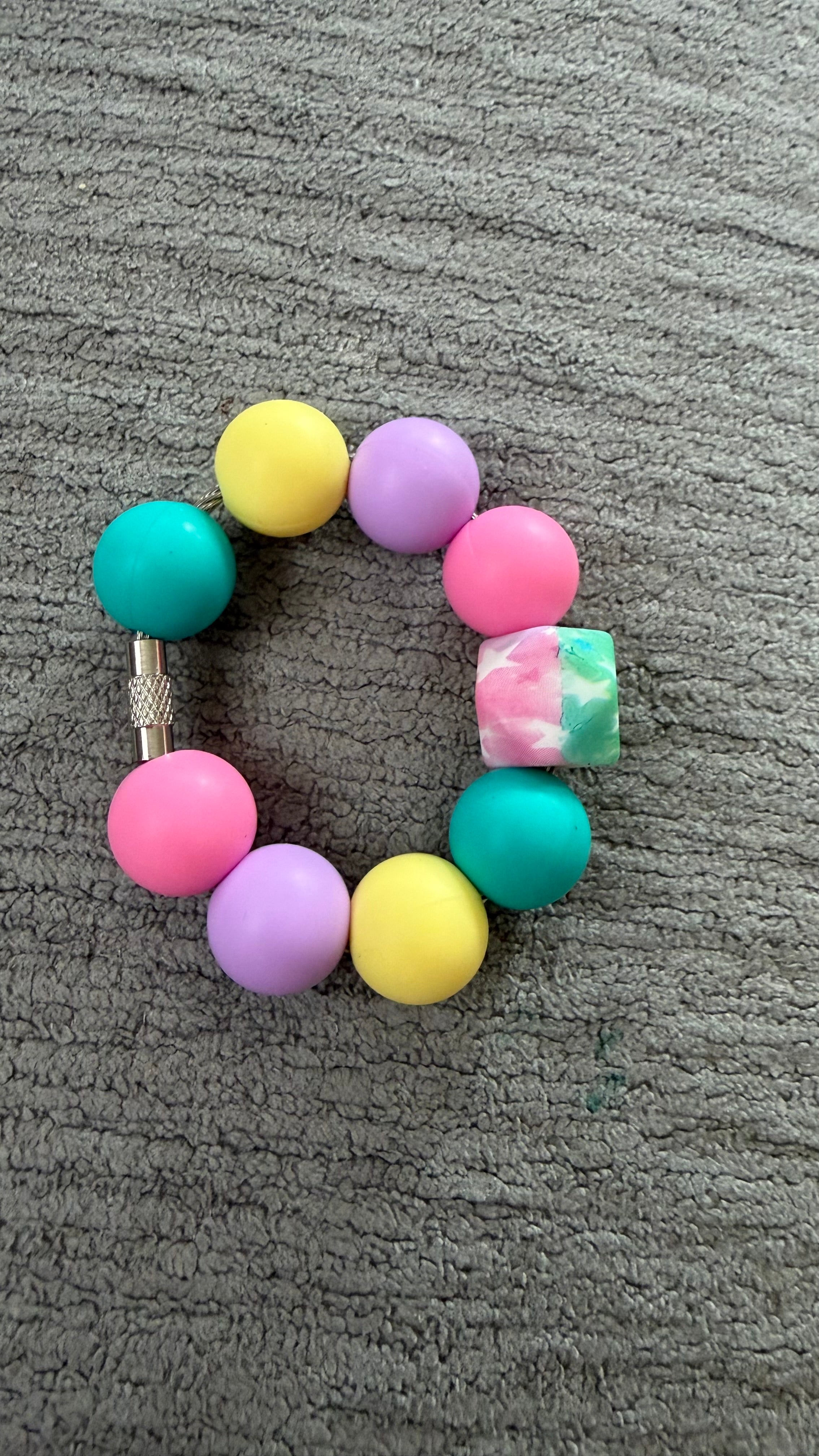 Pastel cup charm