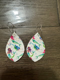 Mermaid hoop earrings