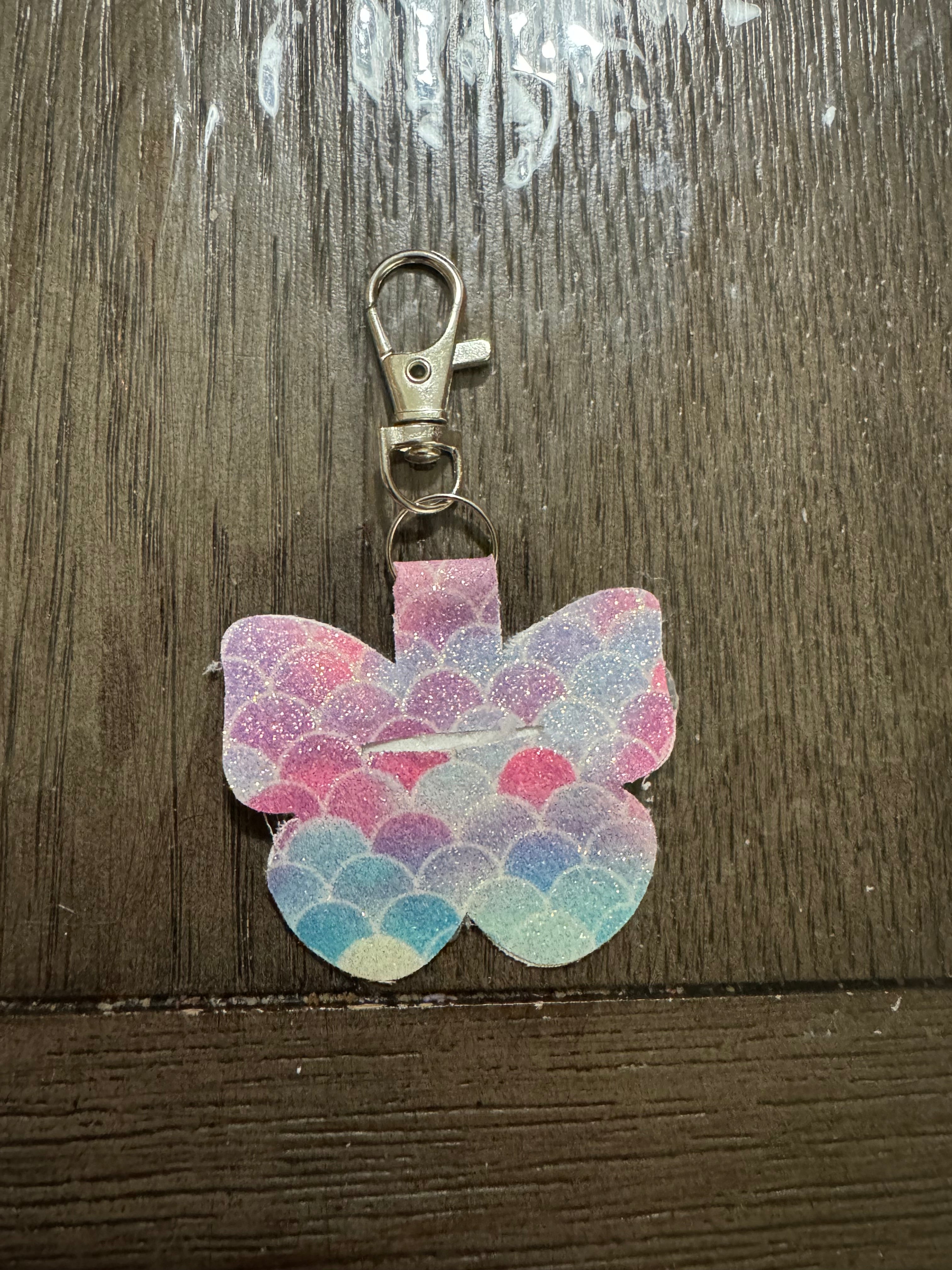 Pastel mermaid butterfly Aldi keychain