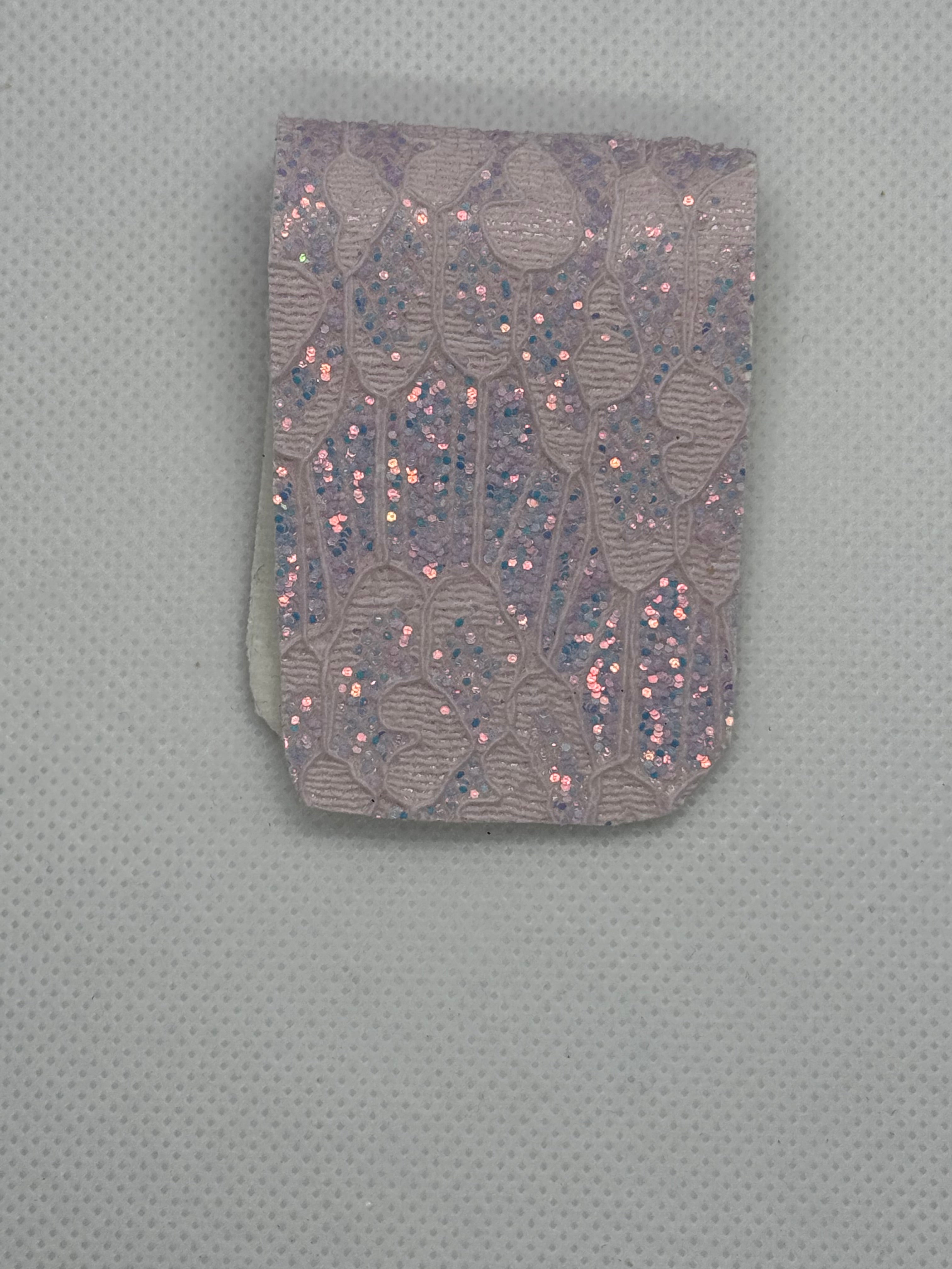 Purple glitter bookmark