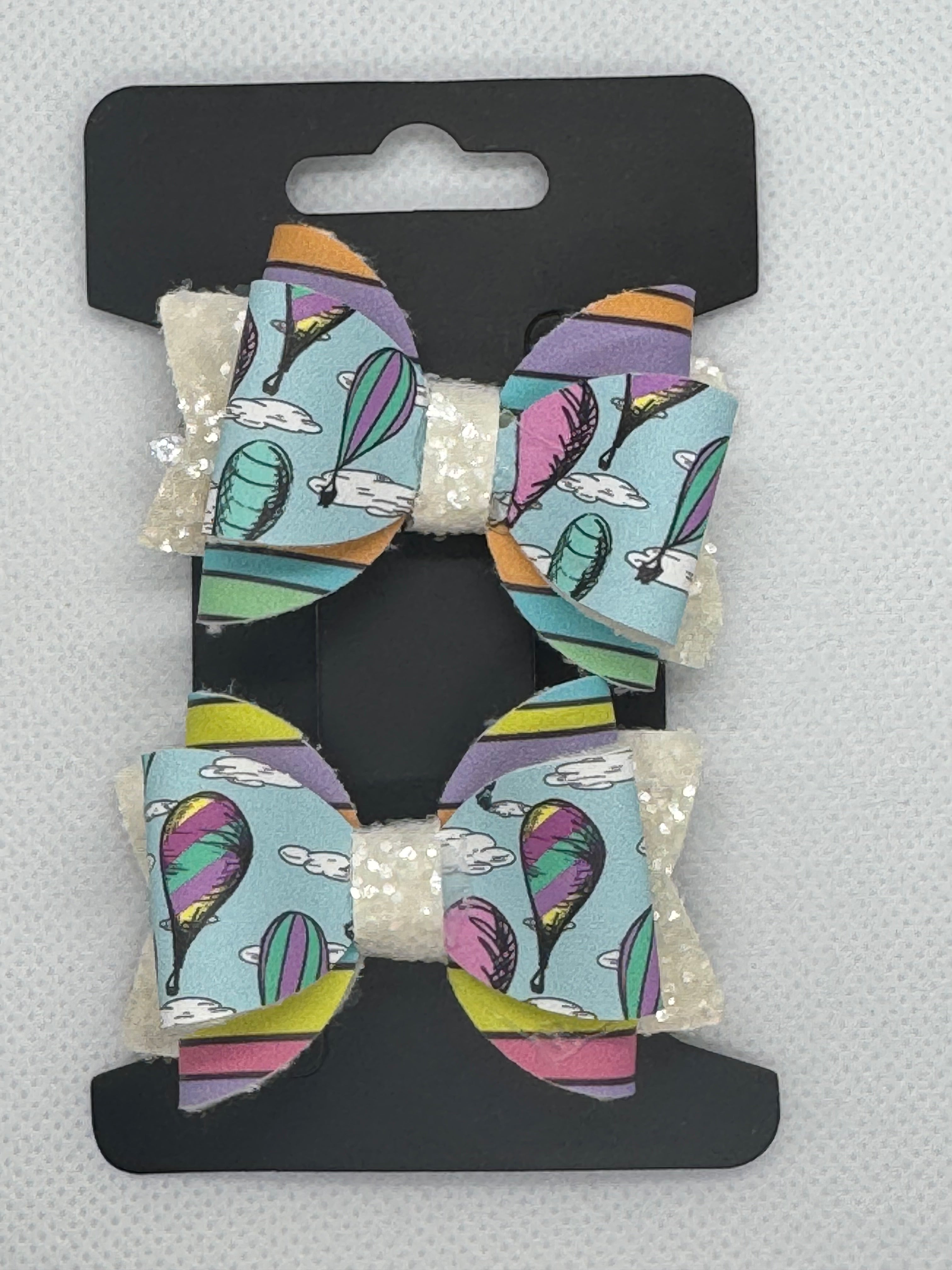 Hot air balloon piggy bow set