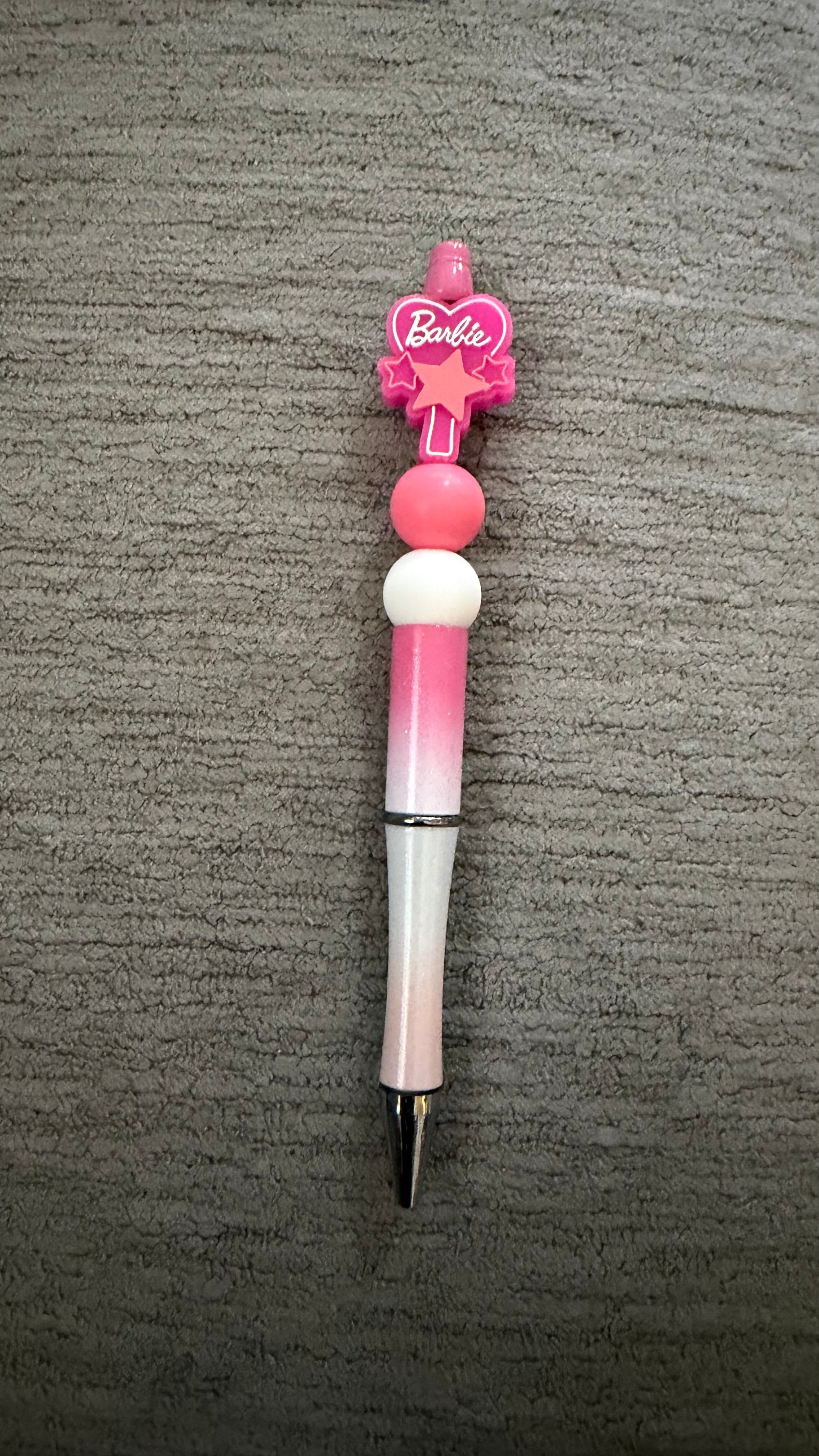 Pink and white pen