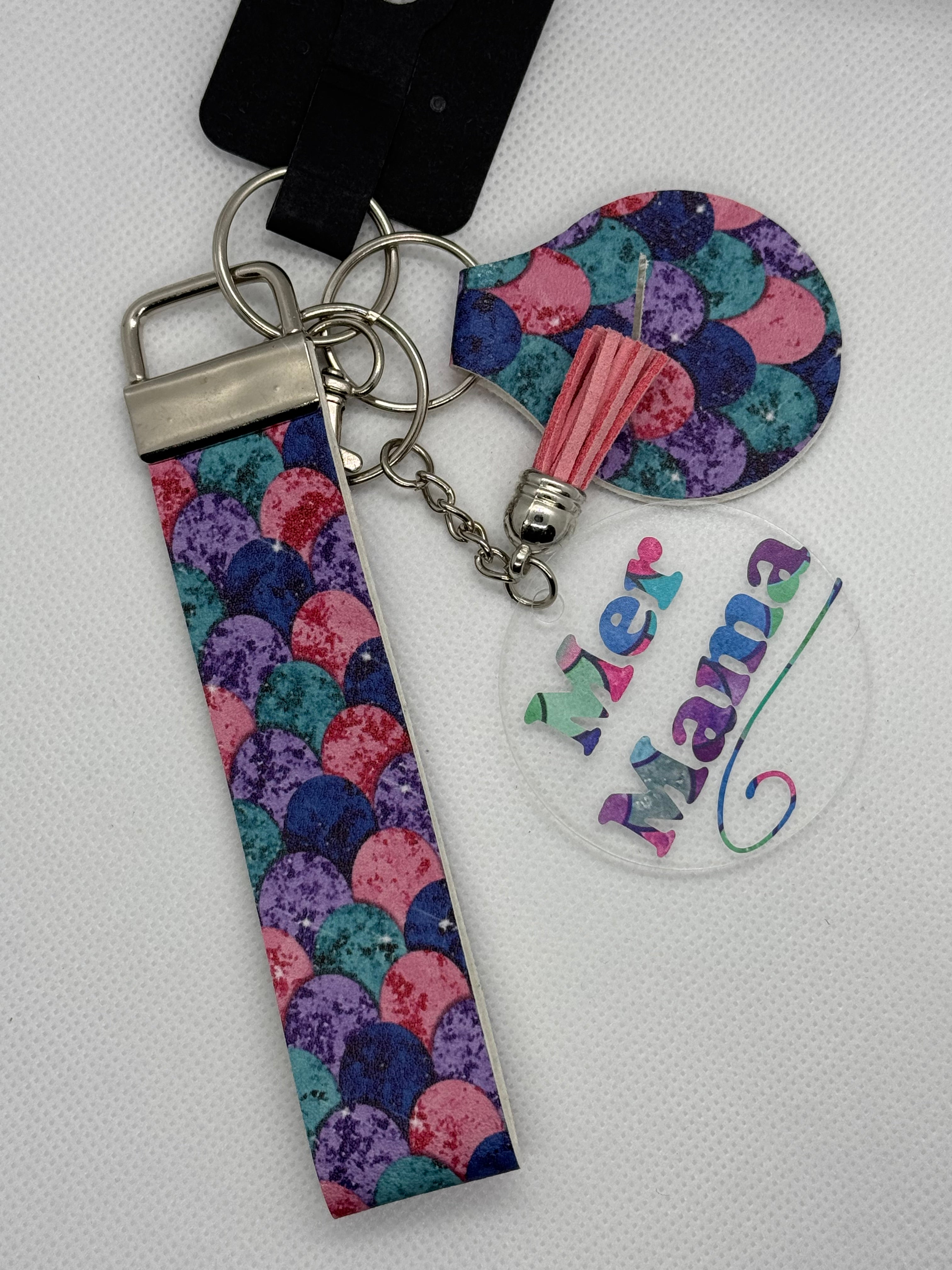 Mer mama keychain set
