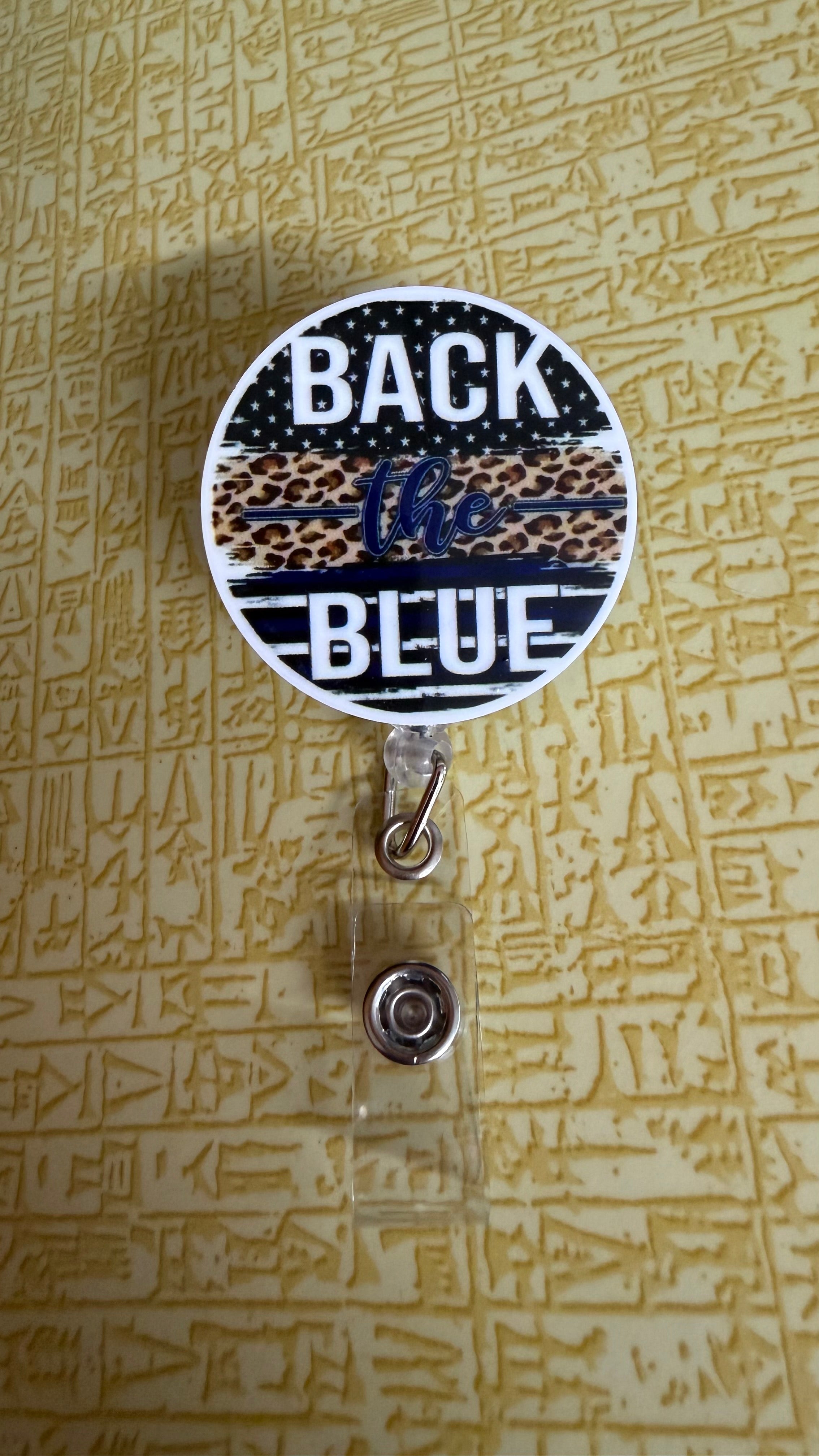 Back the blue badge reel