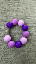 Purple ombré cup charm