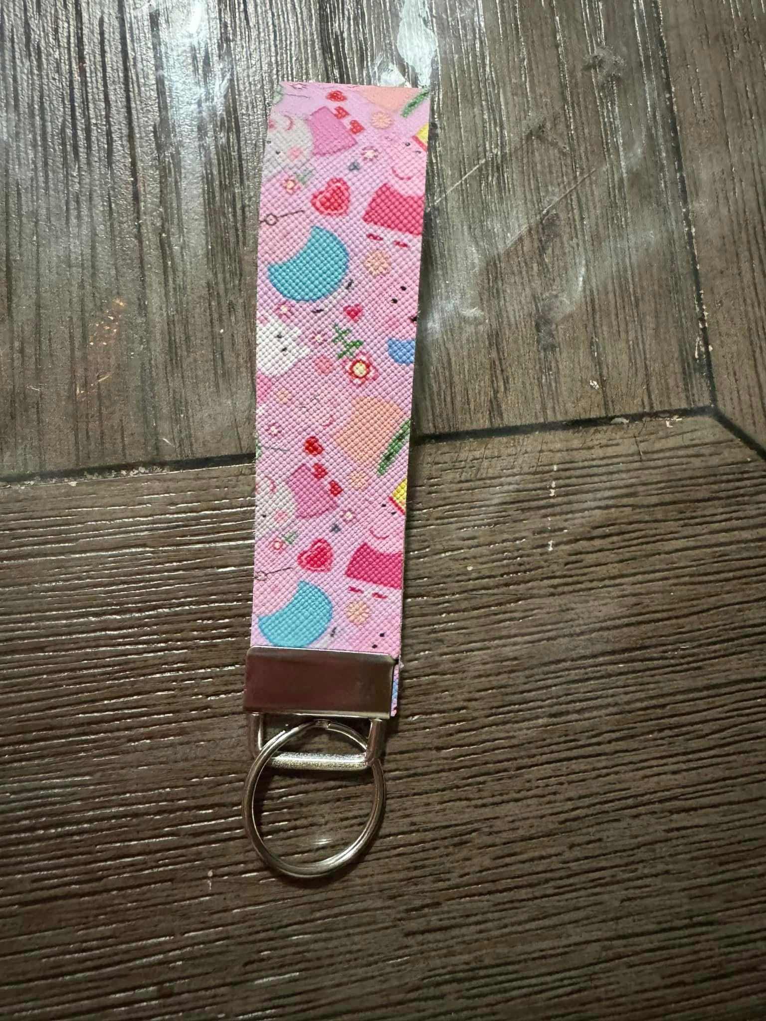 Pink keychain