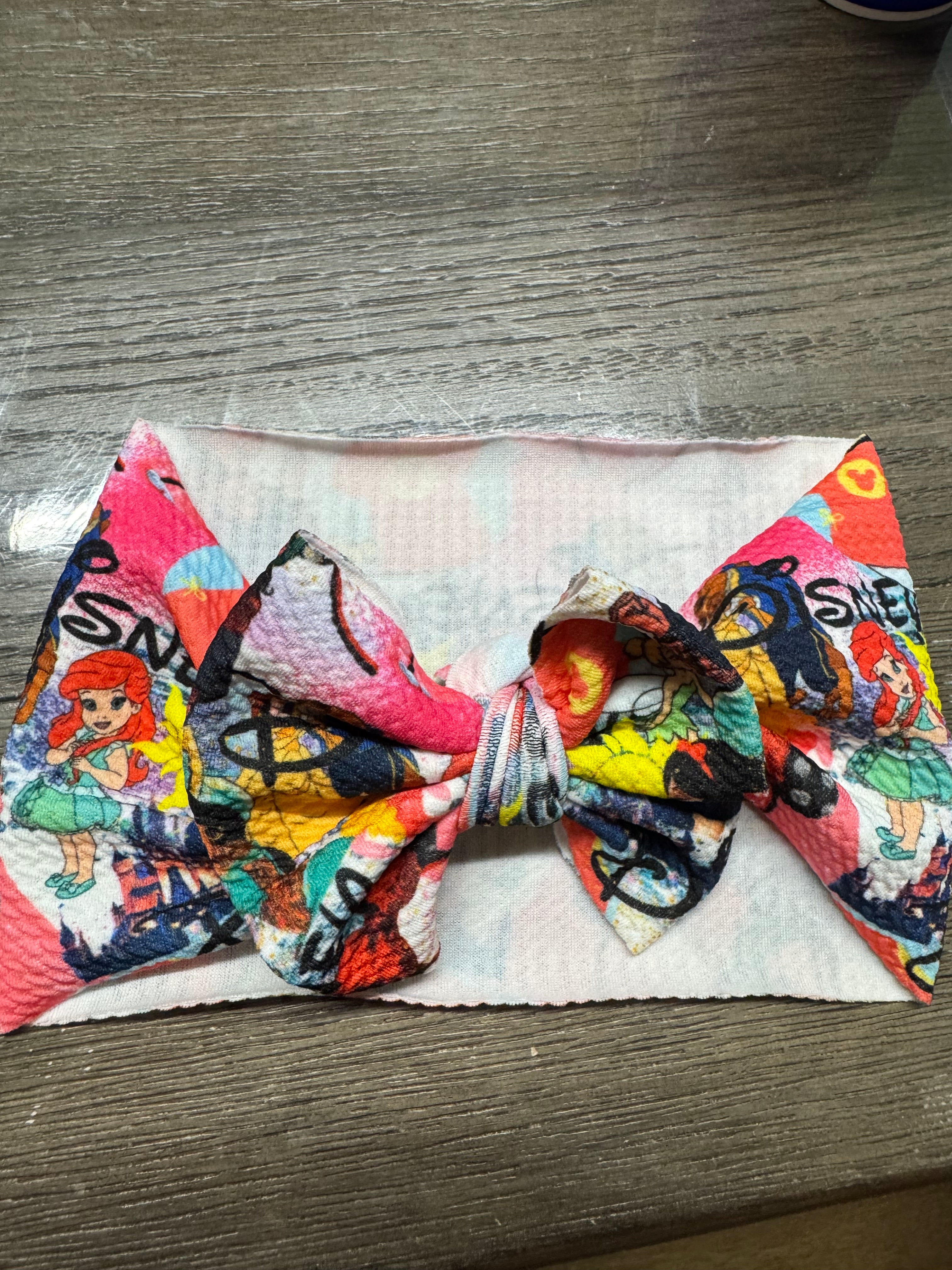 Colorful head wrap child size