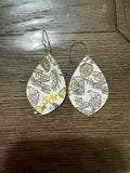 Lemonade stand hoop earring