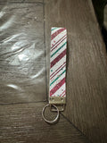 Christmas strips keychain