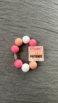 Straight outta patience cup charm