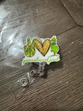 Christmas badge reel