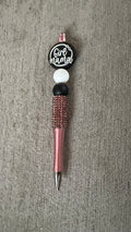 Girl mom rhinestone pen