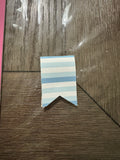 Blue stripe bookmark