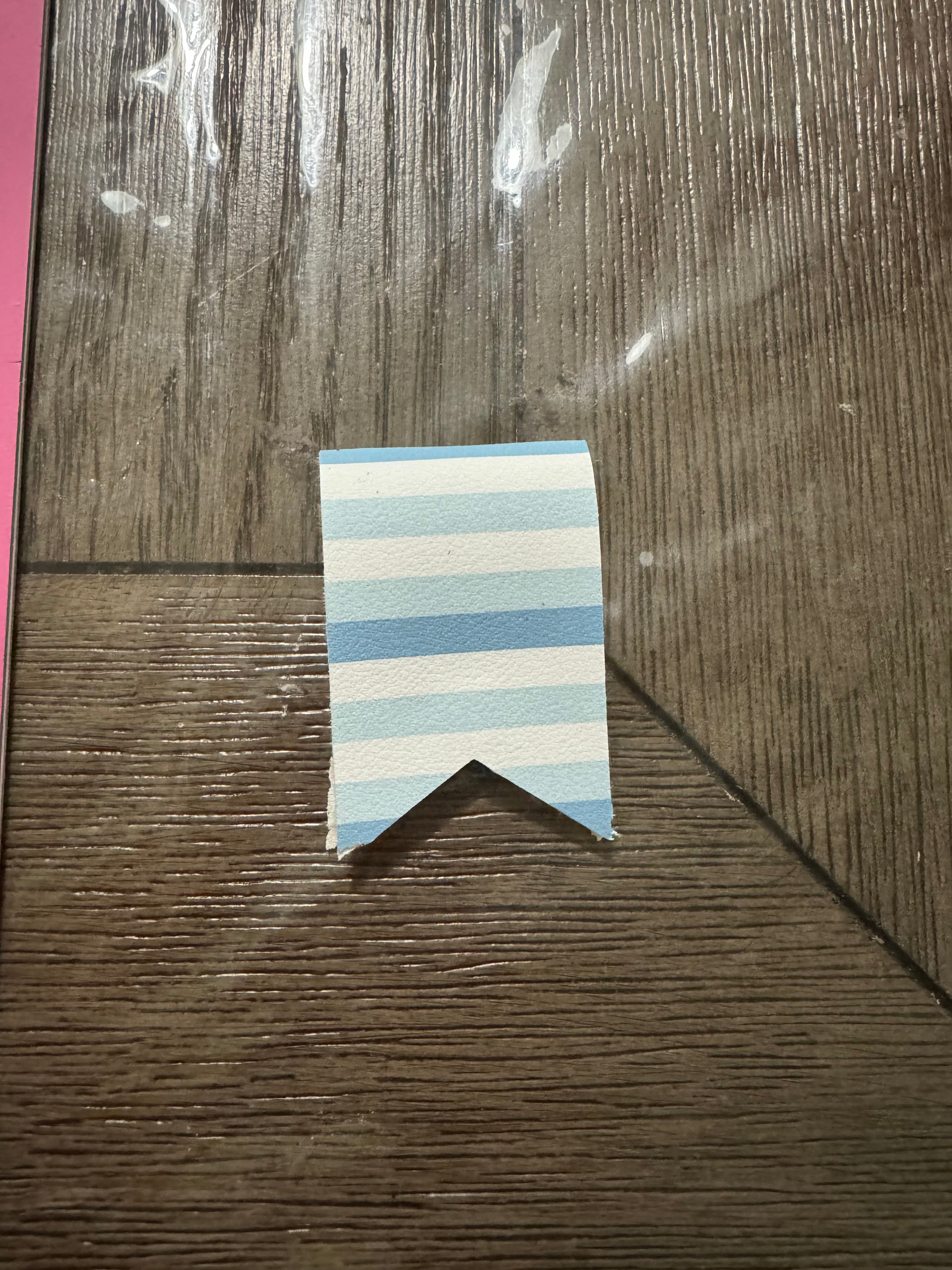 Blue stripe bookmark