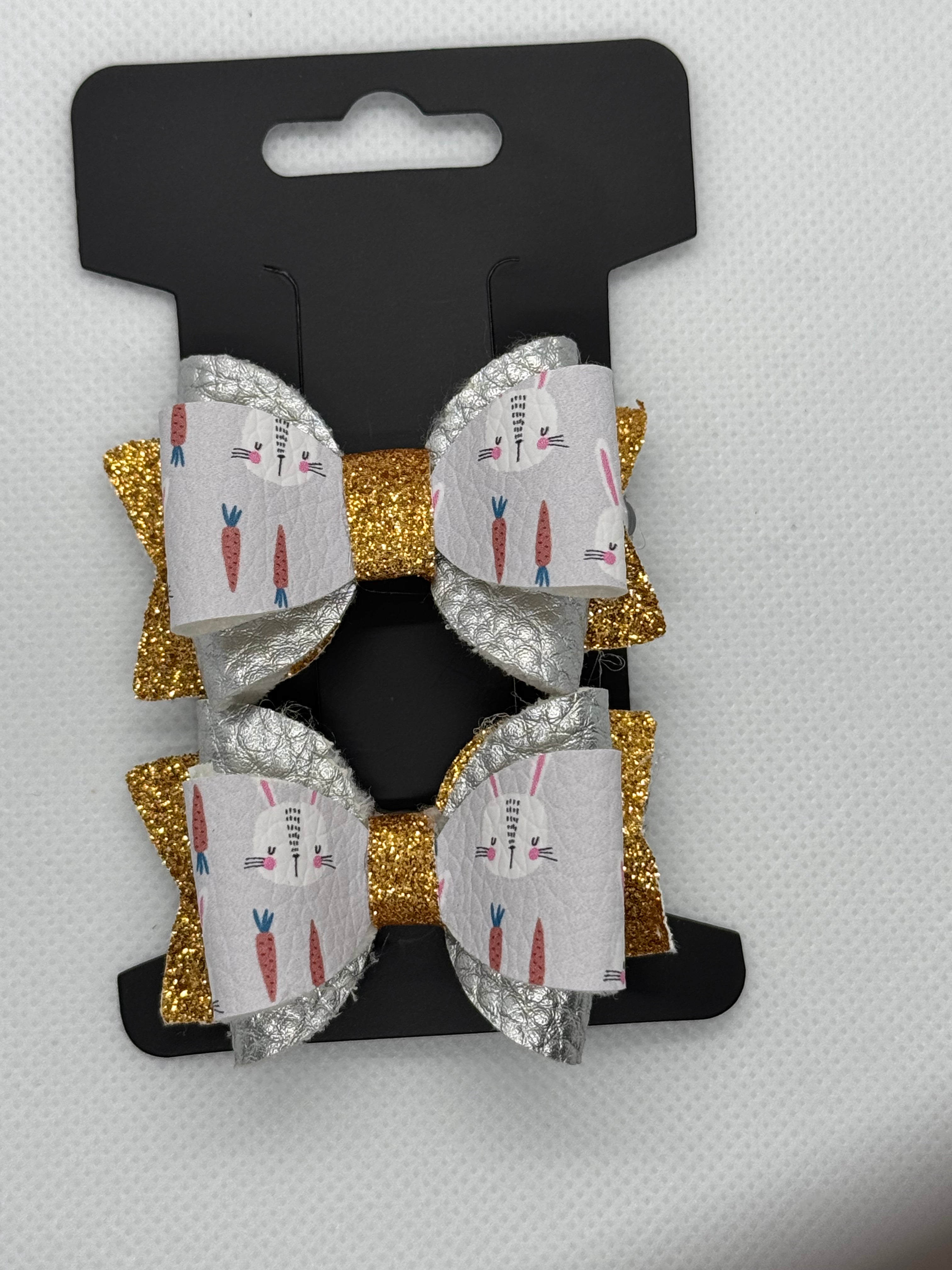 Easter carrots piggy bow set