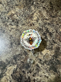 Honey bee badge reel