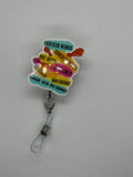 Chicken wing chicken wing badge reel
