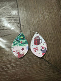 Christmas dangle earrings