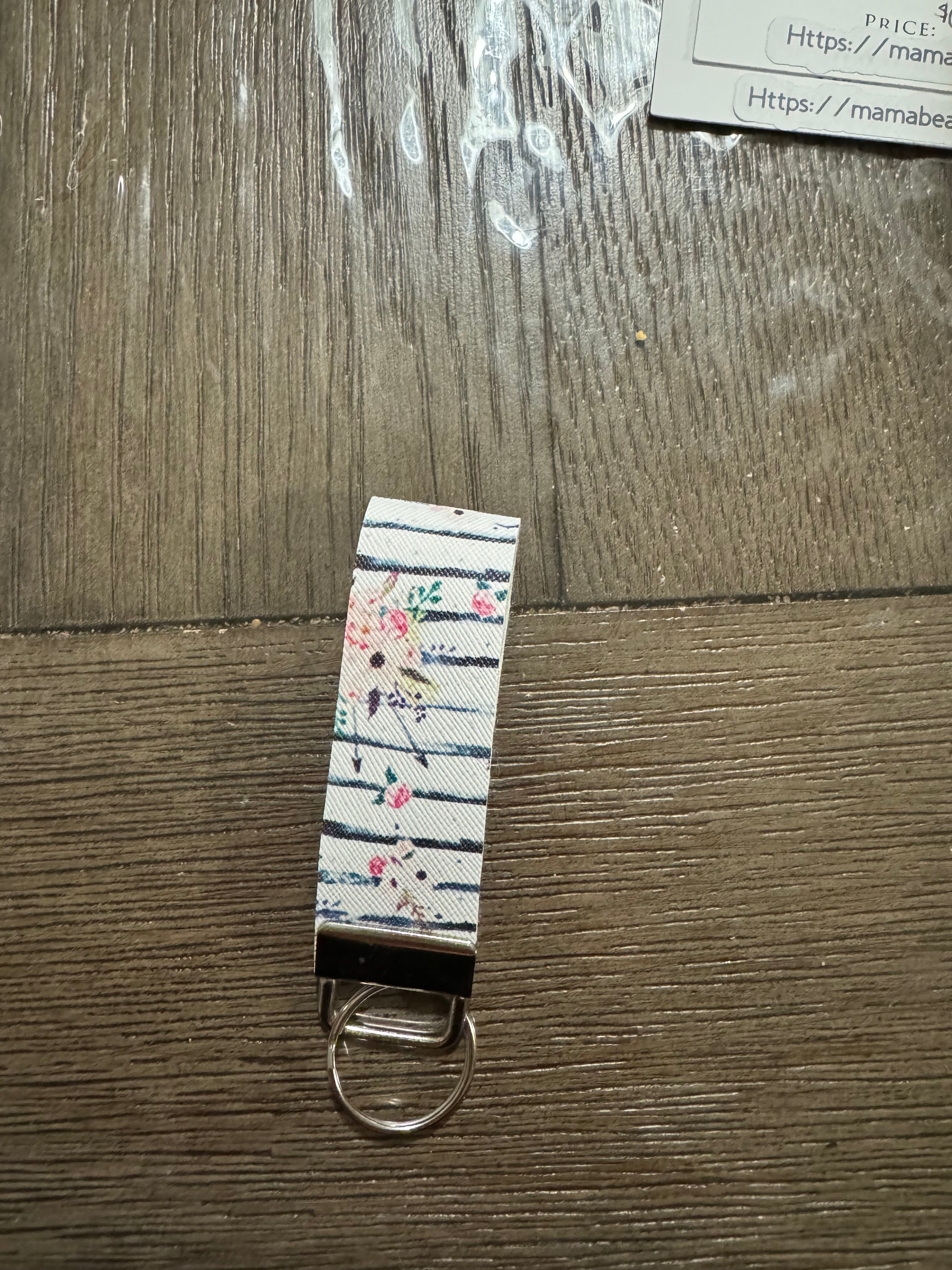 Floral keychain