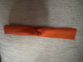 Orange twisted headband adult/teen