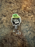 I put a spell on you badge reel