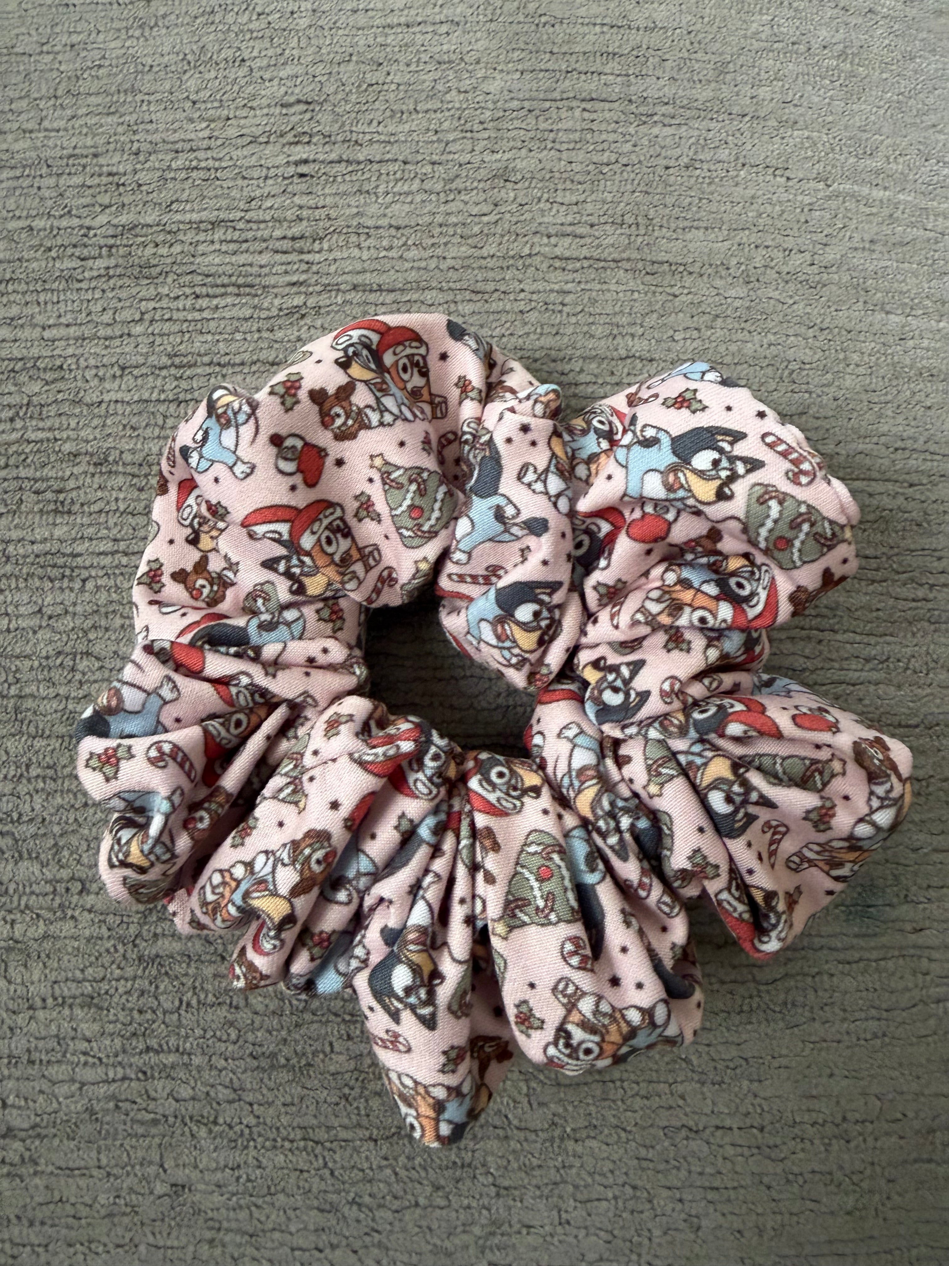 Christmas dog scrunchie