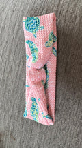 Turtle twisted headband 3-6 months